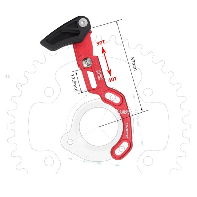 Protection De Chaîne De Vélo En Métal – Cache-Plateau Universel 42x16.5cm Pour Vélo Urbain & VTC