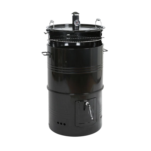Grilltonne Feuerplatte Feuertonne Grill BBQ Holzkohlegrill Grillplatte Smoker