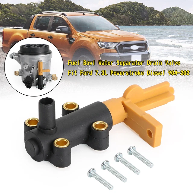 FUEL BOWL WATER Separator Drain Valve Fit Ford 7.3L Powerstroke Diesel