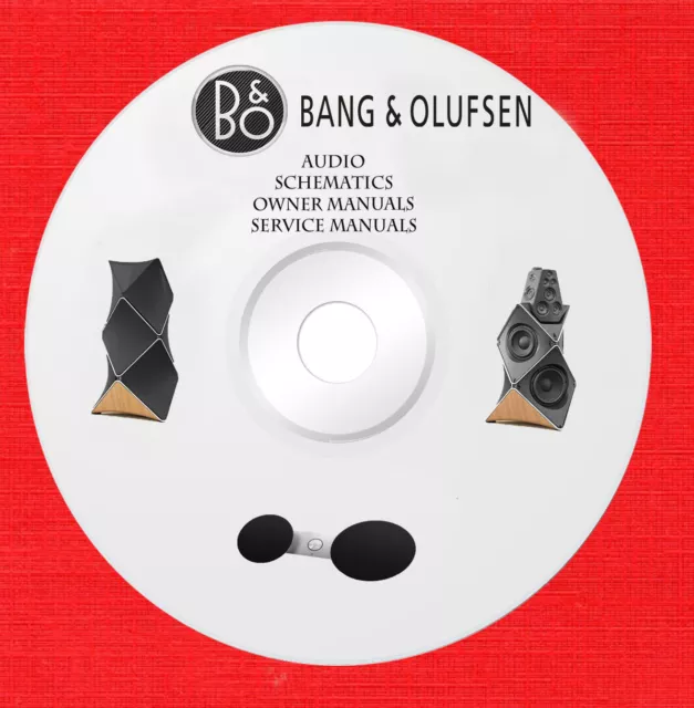BANG & OLUFSEN Audio Repair Service owner manuals on 1 dvd in pdf format