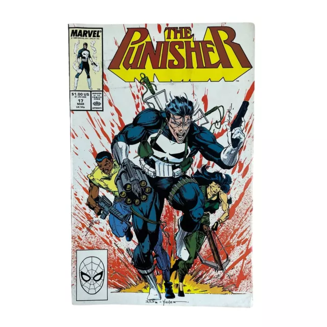 MARVEL comics the punisher volume 1 issue 17 vintage 1988 comic book VGC