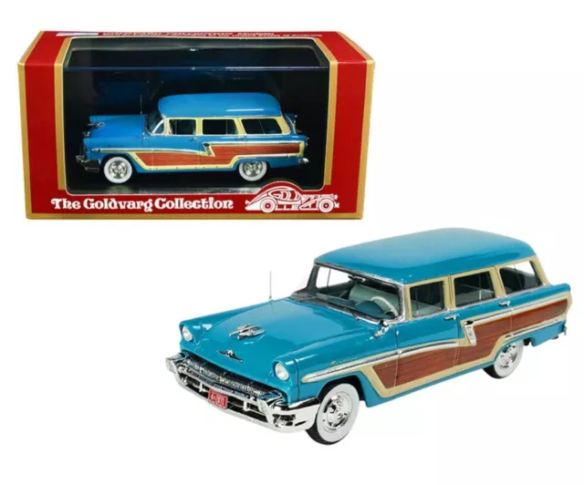 The Goldvarg Collection 1/43 1956 Mercury Monterey Wagon Blue Resin Cars Model