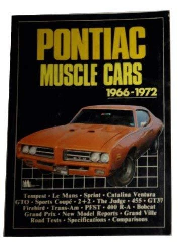 PONTIAC ROAD TEST BOOK: PONTIAC MUSCLE CARS 1966-72 By R M Clarke Mint Condition