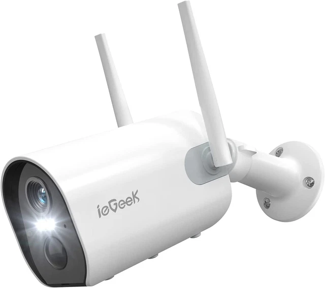 ieGeek Outdoor 2K Wireless Security Camera WiFi Home Battery Powered CCTV System