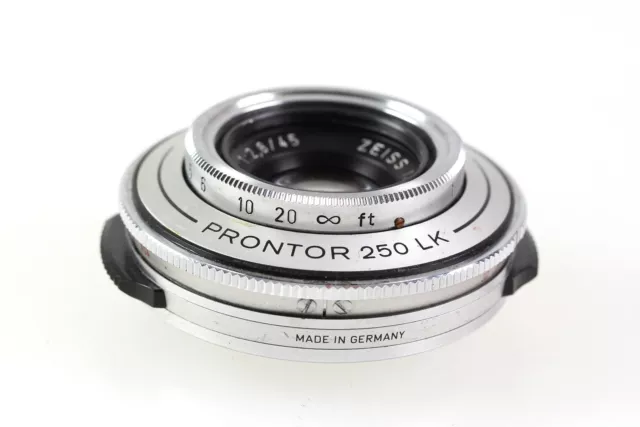 Zeiss Ikon Pantar 1: 2,8/45mm Look With Prontor 250 Lk Closure Shutter
