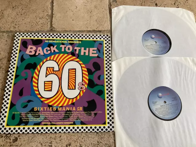 Verschiedene - Back To The 60s - Sixties Mania 2 (2xLP, Comp) - EX+/EX+