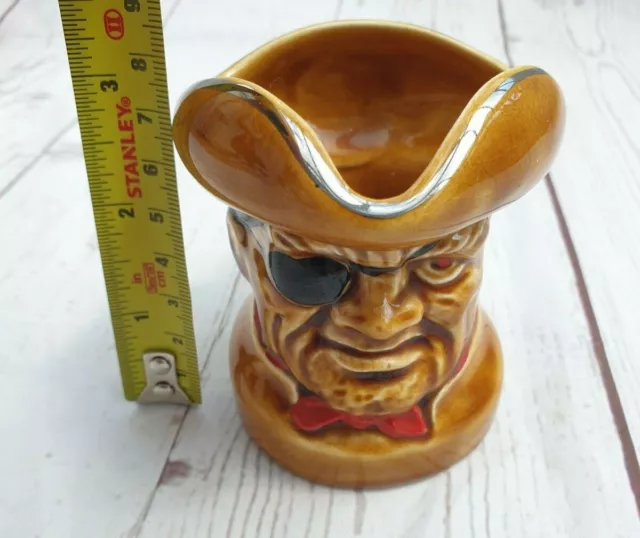 Toby  Jug by Lord Nelson Pottery  Vintage  Beautiful Treacle glaze, small