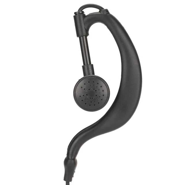 Walkie Talkie Headset 2 Way Radio Headset Clear Sound Lightweight PVC For TK