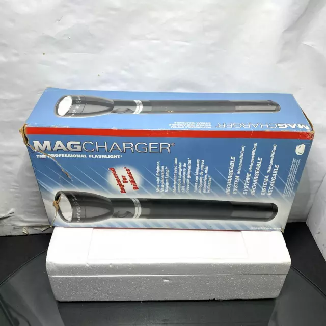 Maglite, LED Mag Charger with Base, Black Open Box 3