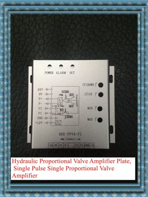 Hydraulic Proportional Valve Amplifier Plate, Single Pulse Single Proportional/