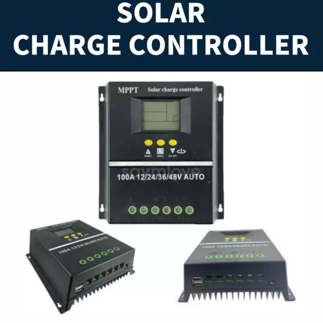 Controlador de carga solar fotovoltaica solar 4000W 100A 12V 24V 36V 48V