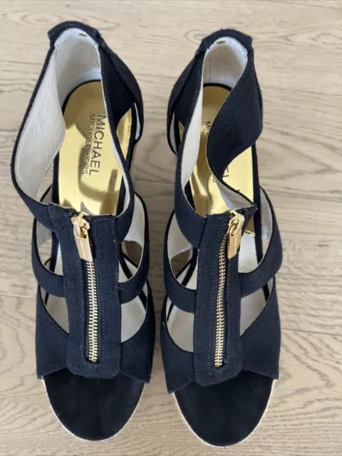 Michael Kors Women’s Size 10 Black Wedge Espadrilles! Excellent! Only worn once