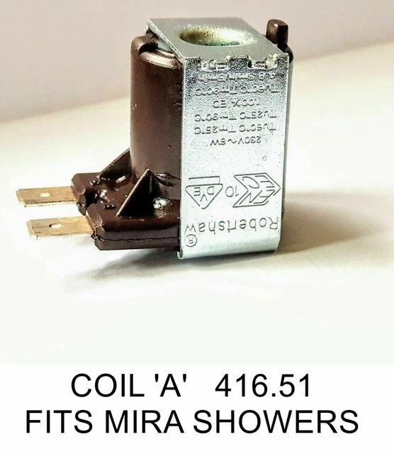 SOLENOID COIL MIRA shower 416.51 or 1788.34 Mira GO Mira PLAY Mira