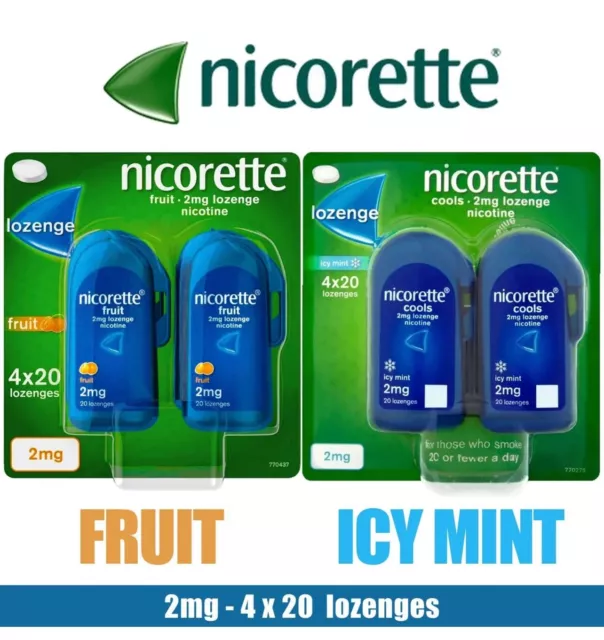 Nicorette raffredda frutta ghiacciata alla menta 2 mg/4 mg losanga 4 x 20 nicotina smettere di fumare Nicorette raffredda frutta ghiacciata alla menta 2 mg/4 mg losanga 4 x 20 nicotina smettere di fumare