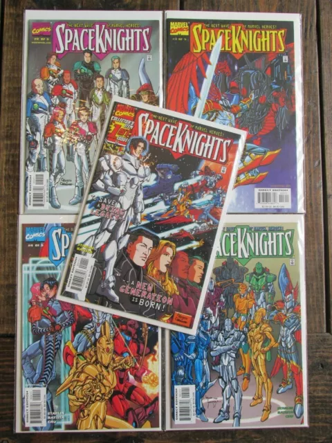 Marvel 2000 SPACEKNIGHTS Comic Book Issues #1-5 Complete Series 1 2 3 4 5 Set