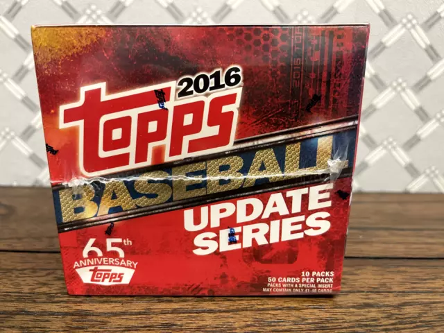 2016 Topps Update Series Jumbo Hobby Box 2