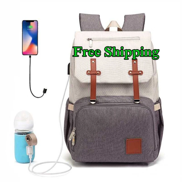 MUMMY NAPPY Travel BACKPACK Large Capacity Diaper Bag Waterproof and Stylish US