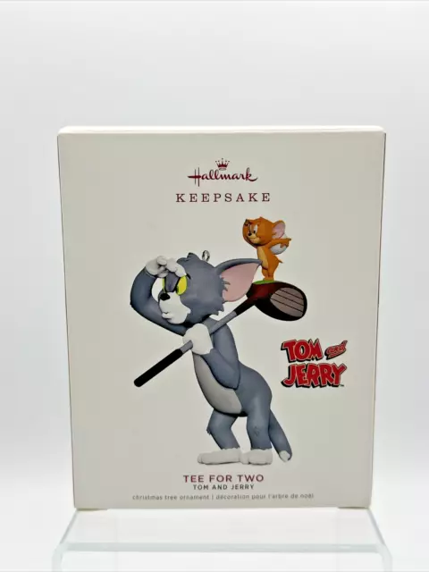 Hallmark Keepsake TOM & JERRY Ornament TEE FOR TWO Golf, Cartoon Characters 2019