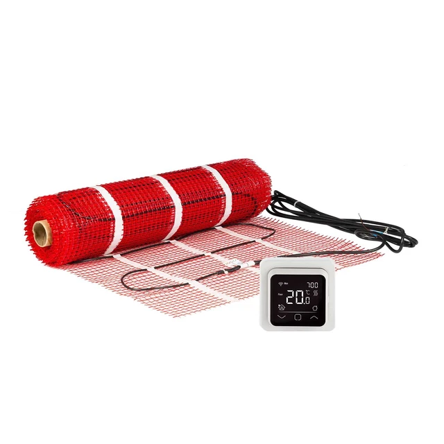 Suelo Radiante Eléctrico 5m² - 150W/m² Con Termostato Analógico