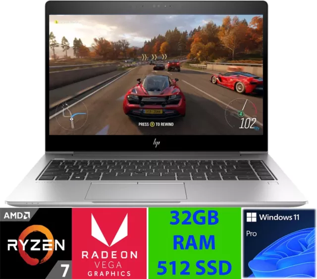 Hp Elitebook 745 G6 Da Gioco / Ryzen 7 & Vega 10 / 32 Gb Ram / 512 Gb Ssd / Win11Pro Hp Elitebook 745 G6 Da Gioco / Ryzen 7 & Vega 10 / 32 Gb Ram / 512 Gb Ssd / Win11Pro