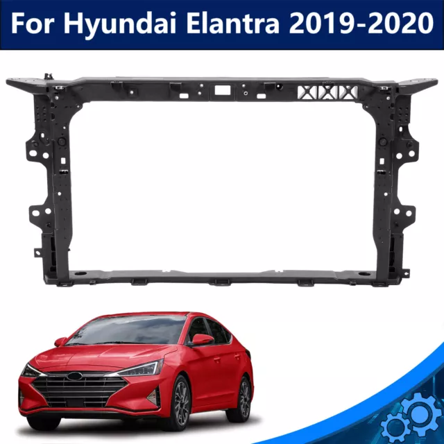 Front Radiator Support Core Frame For Hyundai Elantra 2019-2020 64101F2500 Black