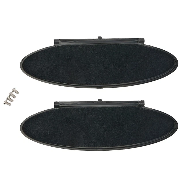 2 Pcs Sunvisor Vanity Mirror Cover  For Porsche 911 996 / 997, For Boxster 986