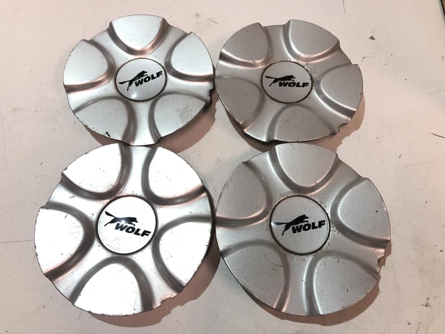 HUB LID RIM lid hub caps lid set 4x wolf 01 £131.52 - PicClick UK