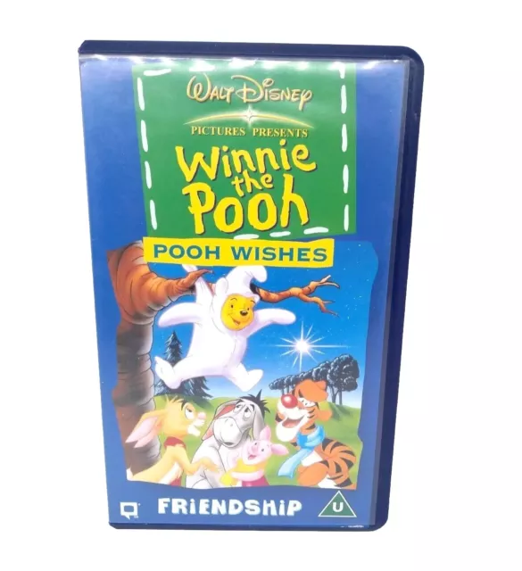 Winnie The Pooh Pooh Wishes VHS Video Cassette Walt Disney