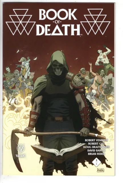 Book Of Death #3 (2015) - Grade Nm - Limited 1:60 Incentive Variant Cover!