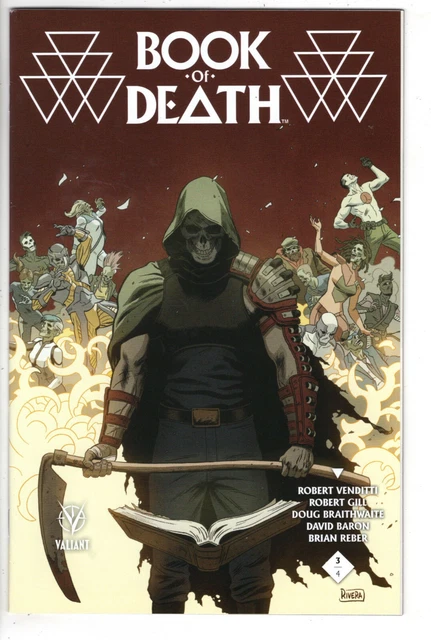Book Of Death #3 (2015) - Grade Nm - Limited 1:60 Incentive Variant Cover!