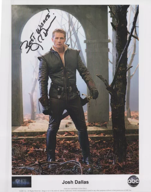 Josh Dallas authentic signed autographed 8x10 photograph holo COA