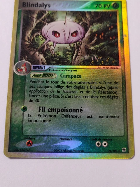 CARTE POKÉMON BLINDALYS 26/109 70PV Holo - Super Rare EUR 12,00 ...