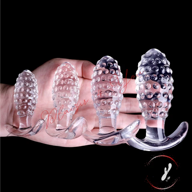 Plug Anal Transparent ClearlyHorny - Tailles S à XXL - Gode Souple Pour Prostate Et Plaisir
