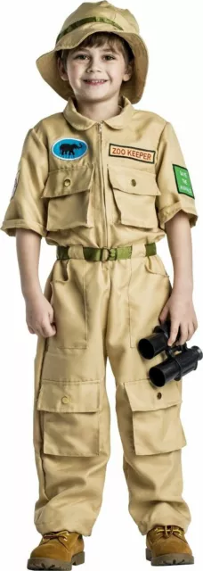 Dress Up America Zookeeper Costume For Kids - Safari Explorer Dress Up Set
