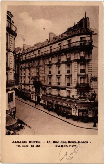 CPA PARIS 10e - Alsace Hotel (78524)