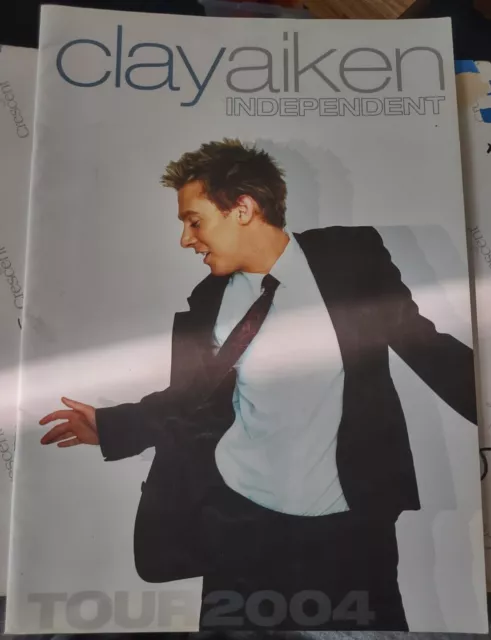 Clay Aiken Legendary Singer 2004 Independent Tour Original Concert Book Program