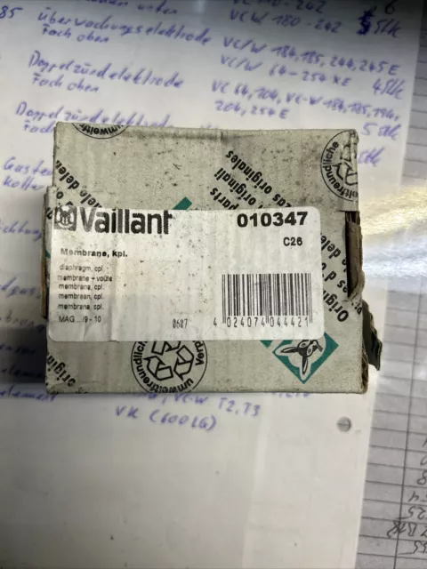 Vaillant Membrane 010347