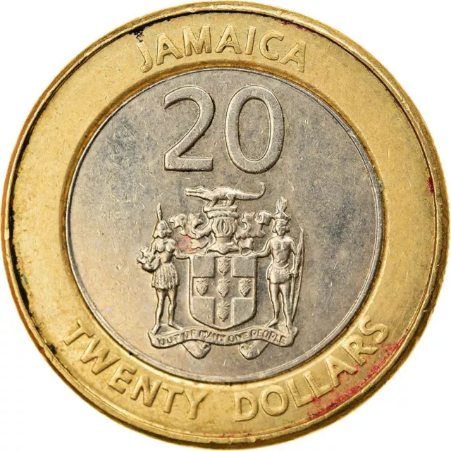 Jamaican Coin 20 Dollars | Marcus Garvey | Jamaica | 2000 - 2008 2
