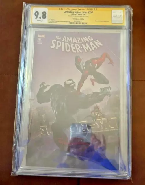 Amazing Spider-Man #797 Clayton Crain SIGNED ComicXposure Edition CGC SS 9.8