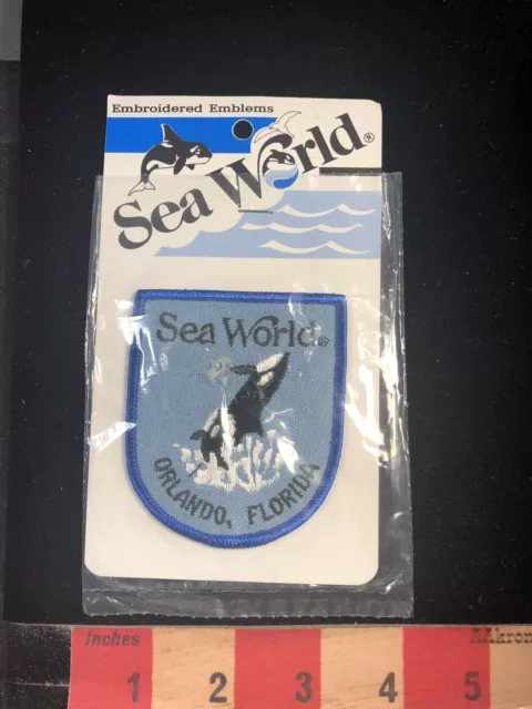 Orlando Florida Sea World Theme Park SEAWORLD Killer Whale Orca SHAMU Patch 97U4