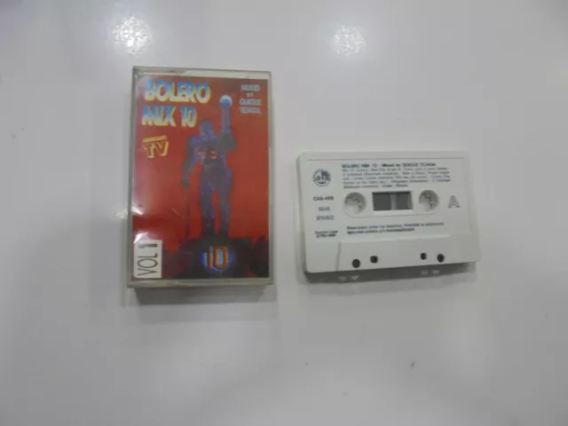 Bolero Mix 10 Cassette Spanish 1994 Tejada Quique