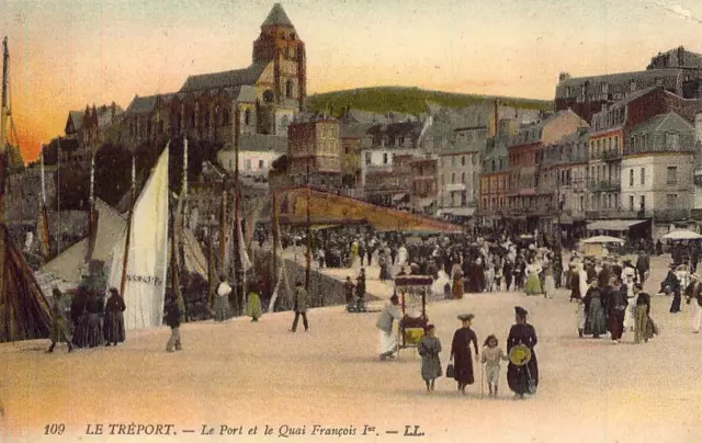 LE TREPORT Le Port et le Quai François 1er
