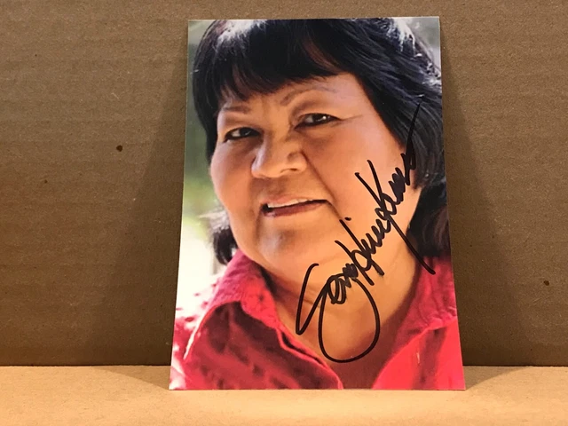 GERALDINE KEAMS Hand Signed Autograph 4x6 Photo - NAVAJO INDIAN ACTRESS