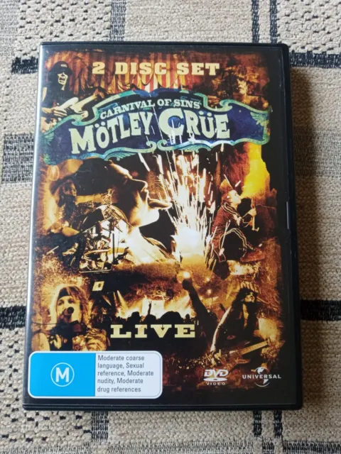 Motley Crue: Carnival of Sins: Live DVD In Excellent Condition