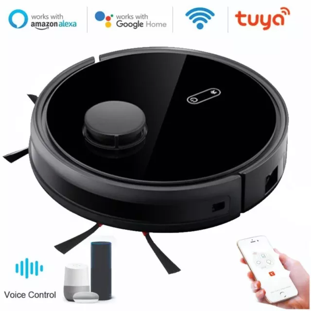 Tuya Aspirapolvere Intelligente Wifi con Laser 360° Aspira Lavapavimenti 2600PA