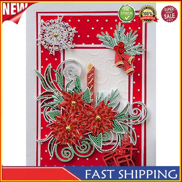 SoeHong 5D DIY Teilweise spezielle Form Bohrer Diamant Zeichnung Kit Blume Stras