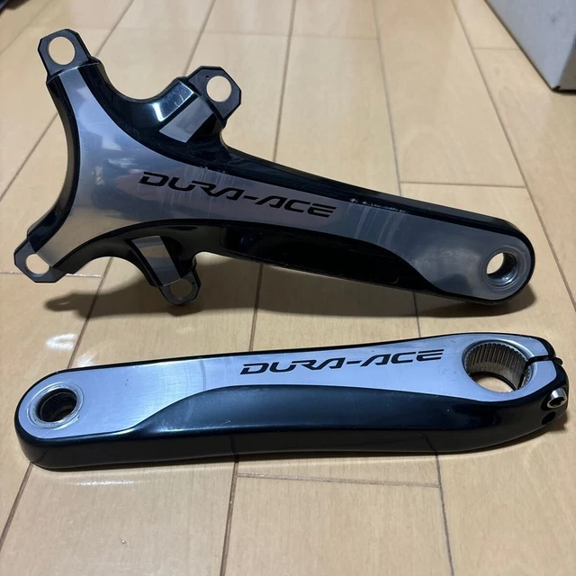 Bras De Manivelle Shimano 175mm (5 Boulons) - Noir, Alu - Neuf, Démonté De Vélo