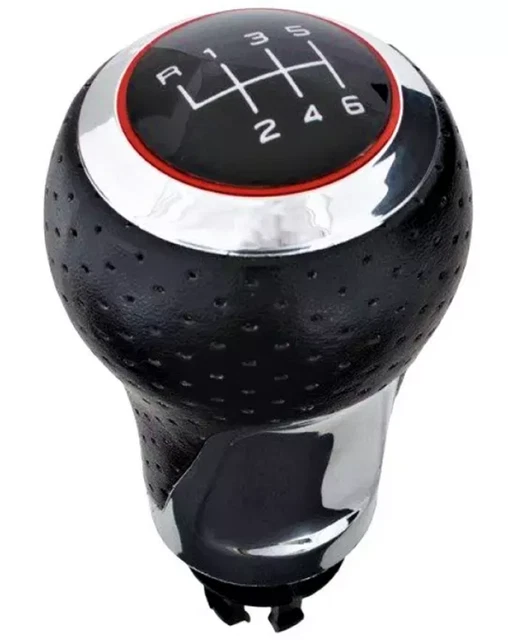 Pommeau De Levier De Vitesse Chromé 5V Pour Audi A4 B6/B7, A6 C5 FL, A6 C6