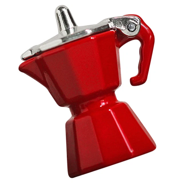 Mini cafetera de cocina mini cafetera juguete micro-escena adorno