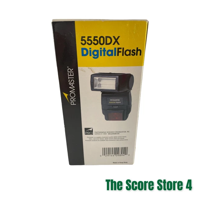 Promaster 5550DX Digital Flash shoe mt zoom bounce CN Module ETTL TTL 373785